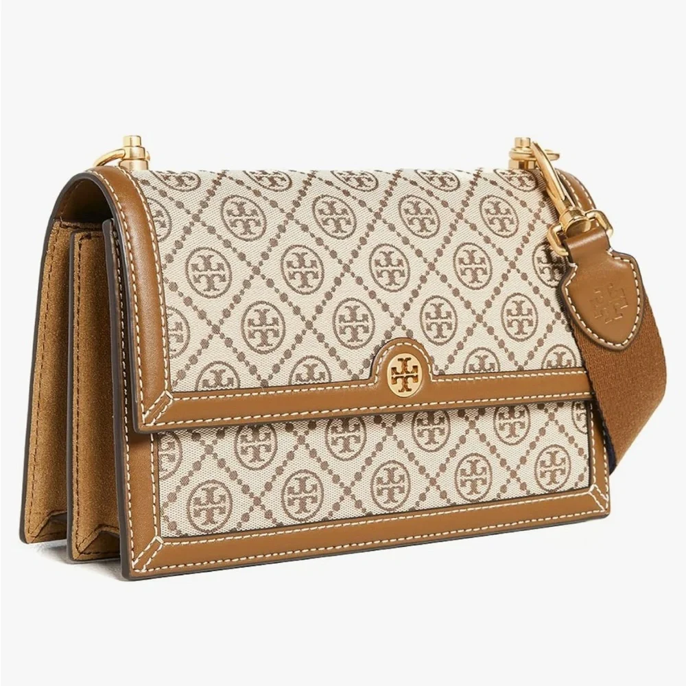 Tory Burch T Monogram Jacquard Mini Bag - Picture 1 of 10